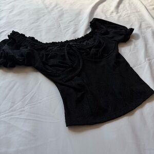 Elegant Black Women's Top